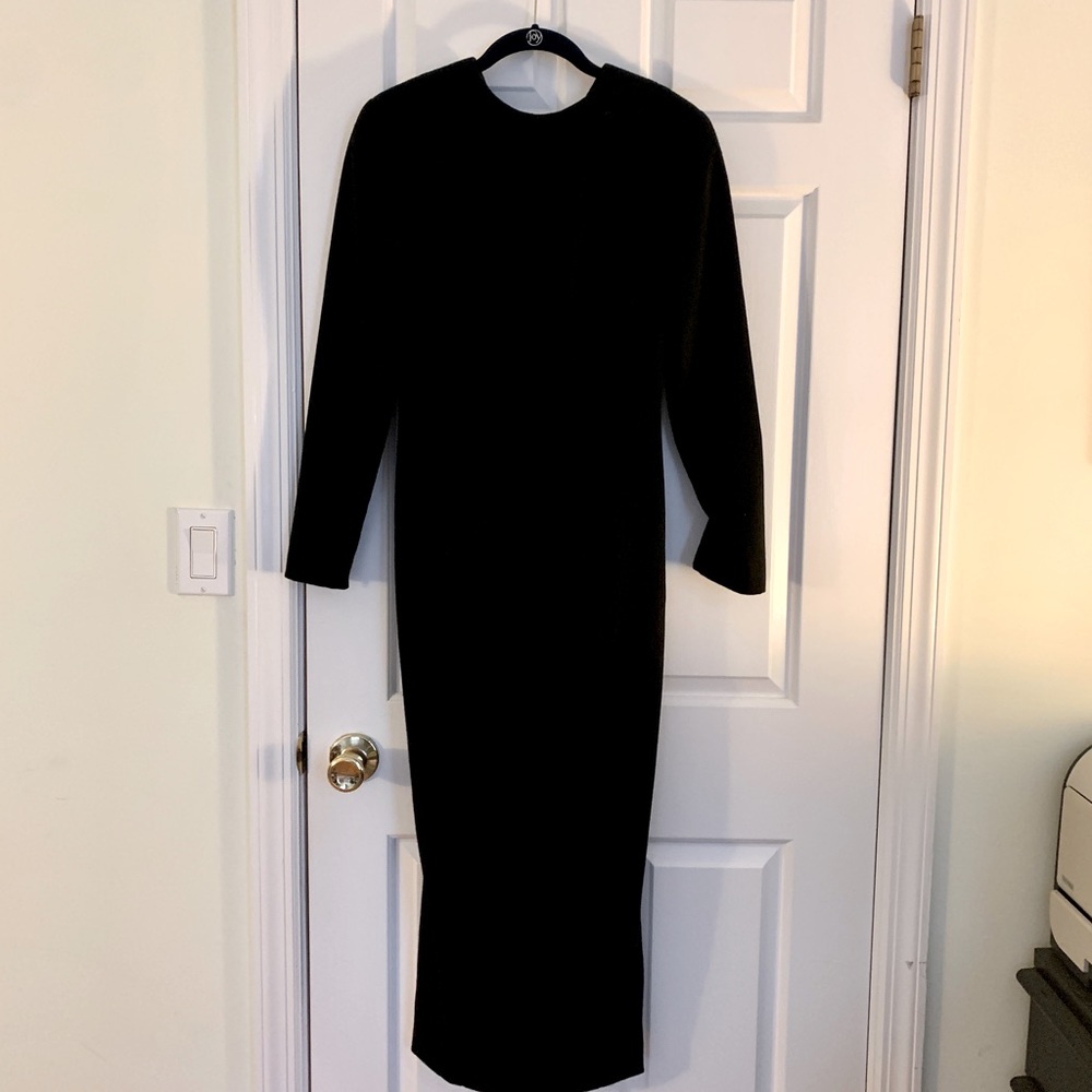 Eva Chun Black Cashmere Dress